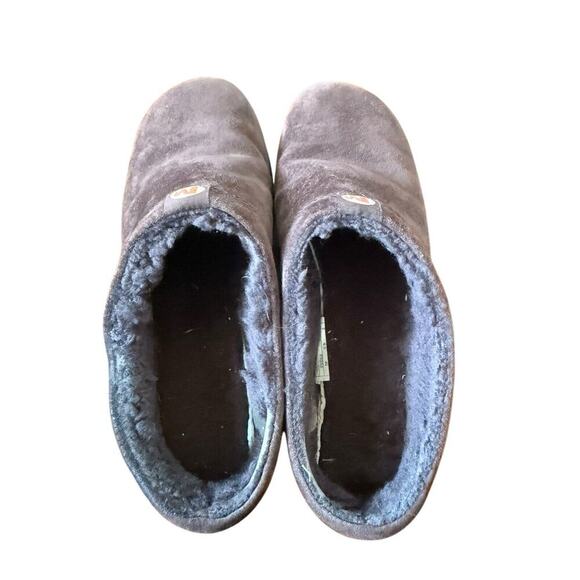 Merrell Sz 9 Primo Chill Mule Slides Cozy Suede Fleece Cabincore Support Comfort - Picture 11 of 11
